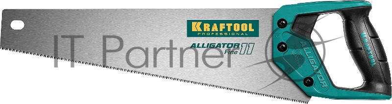 Ножовка для точного реза KRAFTOOL Alligator 11 15203-40, 400 мм, 11 TPI 3D зуб