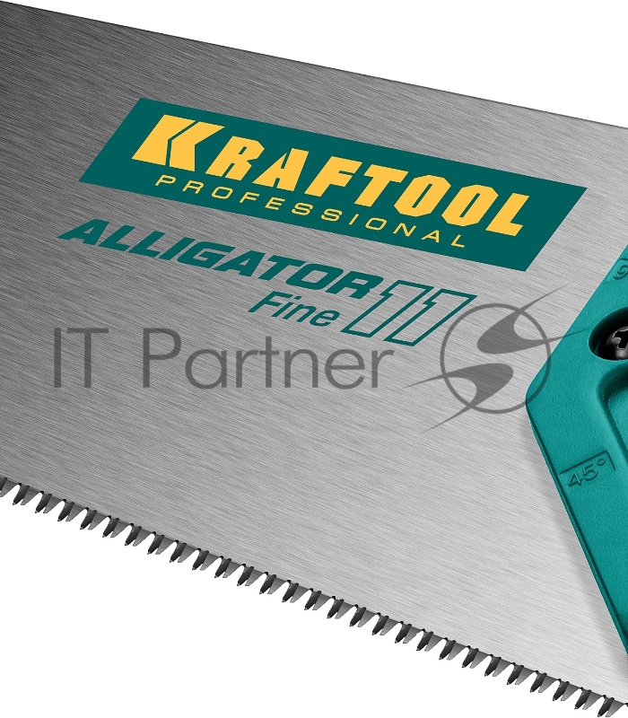 Ножовка для точного реза KRAFTOOL Alligator 11 15203-40, 400 мм, 11 TPI 3D зуб