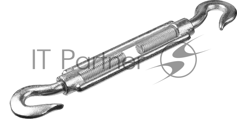 Талреп DIN 1480, крюк-крюк, М6, 15 шт, оцинкованный, STAYER