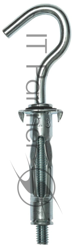 Анкер МОЛЛИ для пустотелых материалов, с полукольцом, М4х32х13мм, 120шт, оцинкованный, ЗУБР