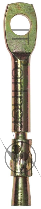 Анкер потолочный, 6,0х60мм, 2шт, желтопассивированный, ЗУБР