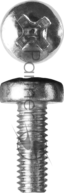 Винт DIN 7985, M3 x 10 мм, 5 кг, кл. пр. 4.8, оцинкованный, ЗУБР