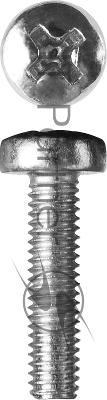 Винт DIN 7985, M3 x 16 мм, 5 кг, кл. пр. 4.8, оцинкованный, ЗУБР