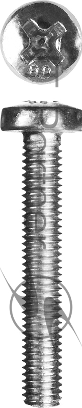 Винт DIN 7985, M3x30 мм, 18 шт, класс прочности 8.8, оцинкованный, ЗУБР