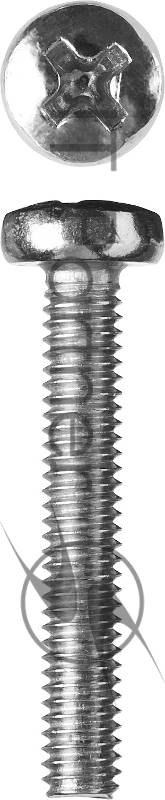 Винт DIN 7985, M4 x 20 мм, 5 кг, кл. пр. 4.8, оцинкованный, ЗУБР