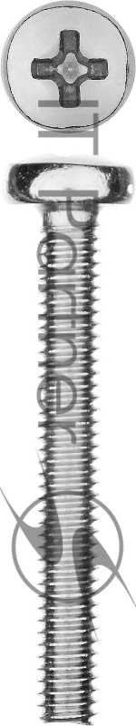 Винт DIN 7985 M4x30мм, 10шт, кл. пр. 4.8, оцинкованный, ЗУБР