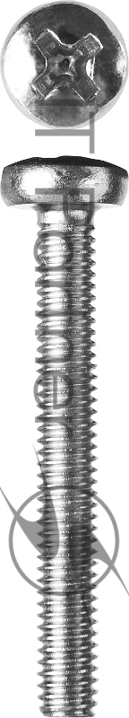 Винт DIN 7985, M4 x 30 мм, 5 кг, кл. пр. 4.8, оцинкованный, ЗУБР