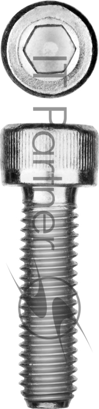 Винт DIN 912, М12x25 мм, 5 кг (140 шт.), кл. пр. 8.8, оцинкованный, ЗУБР