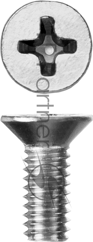 Винт DIN 965, M4 x 10 мм, 5 кг, кл. пр. 4.8, оцинкованный, ЗУБР