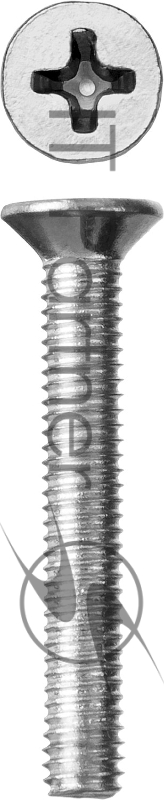 Винт DIN 965, M6 x 30 мм, 7 шт, кл. пр. 4.8, оцинкованный, ЗУБР