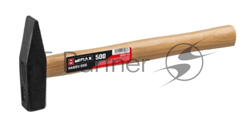 Молоток слесарный MIRAX 500 с деревянной рукояткой