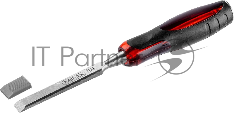 Стамеска MIRAX 1810-12 с двухкомпонентной прозрачной рукояткой, 12мм