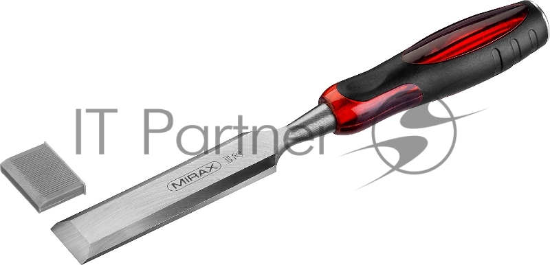 Стамеска MIRAX 1810-32 с двухкомпонентной прозрачной рукояткой, 32мм