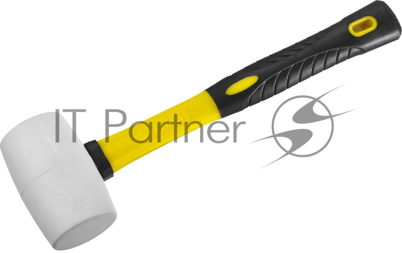 Белая резиновая киянка STAYER 20533-230 230г с фиберглассовой рукояткой