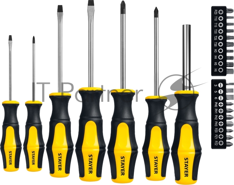 Набор отверток с насадками STAYER Hercules-K27 27 шт