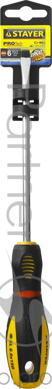 Отвертка STAYER PROTech SL6x150