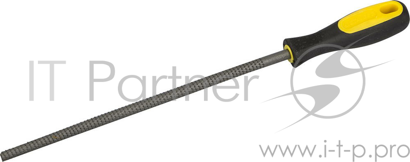 Напильник STAYER PROFI 16605-20-2 круглый, с двухкомпонентной рукояткой, № 2, 200мм