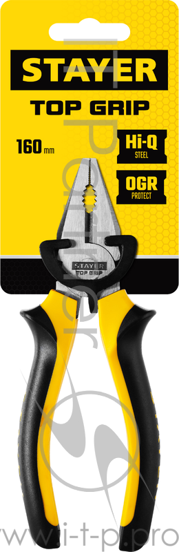 Плоскогубцы STAYER TOPGrip 2205-1-16_z02, 160мм