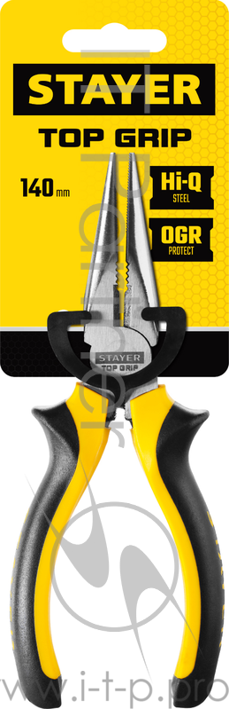 Тонкогубцы STAYER TOPGrip 2205-3-16_z02, 160мм