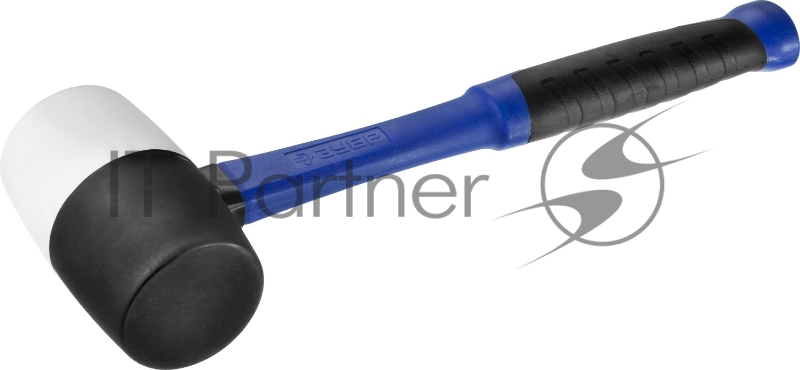 Резиновая киянка ЗУБР 20532-680 680 г черно-белая