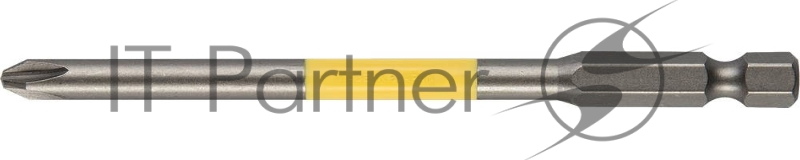 Биты KRAFTOOL INDUSTRIE торсионные, обточенные, для механизированного инструмента, PH 2, 100мм, 2шт