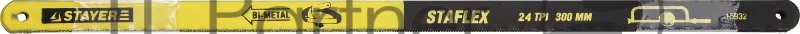 Полотно STAYER PROFI STAYER-FLEX по металлу, биметаллическое, 24TPI, 300 мм, 50 шт