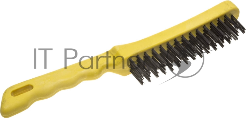 Щетка STAYER MASTER 35015-4 проволочная стальная с пластмассовой ручкой, 4 ряда