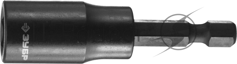 Бита ЗУБР ПРОФИ 26377-10 с торцовой головкой, удлиненная, хвостовик E 1/4, 10мм, 1шт