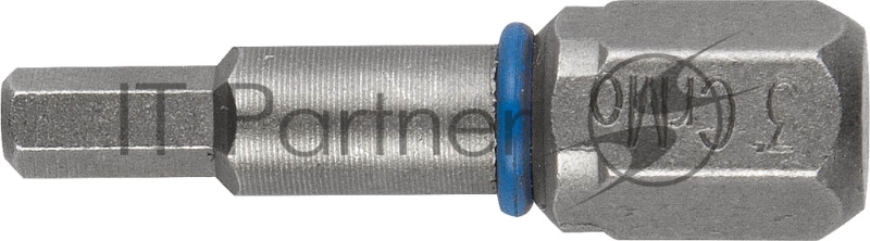 Биты ЗУБР ЭКСПЕРТ торсионные кованые, обточенные, хромомолибденовая сталь, тип хвостовика C 1/4, HEX4, 25мм, 2шт