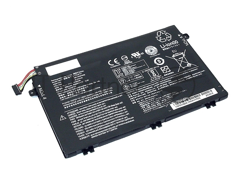 Аккумулятор для Lenovo Thinkpad E15, E490, E580, E585, E590, (01av448), 4120mAh, 11.1V, Lenovo, 4100, 11.1V