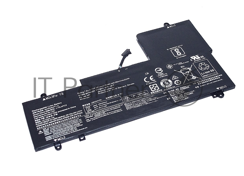 Аккумулятор для Lenovo Yoga 710-14isk, 710-15isk (L15L4PC2), 6810mAh, 7.64V, Lenovo, 7.6V