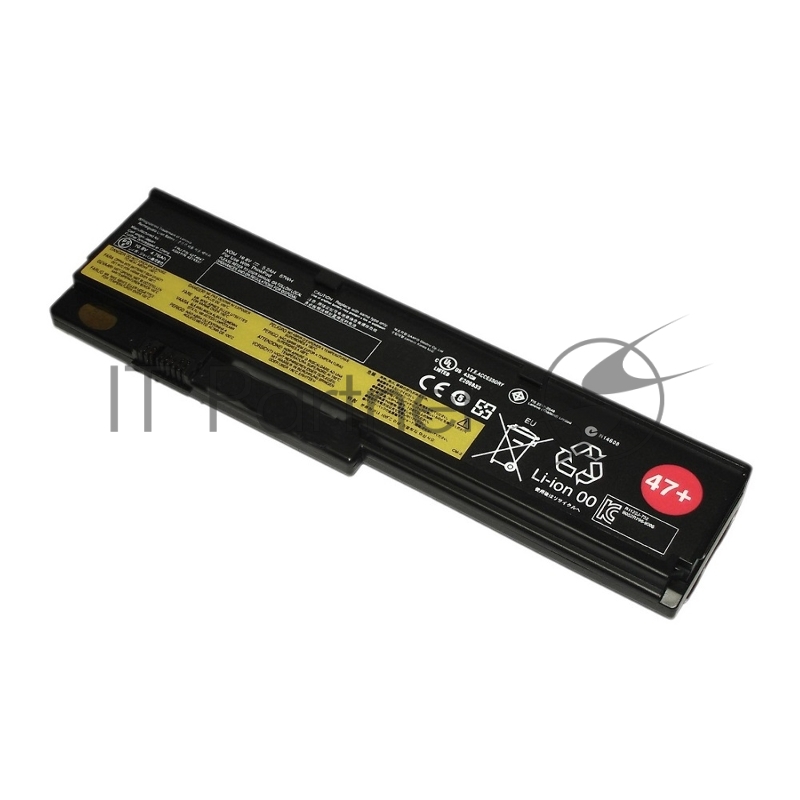 Аккумулятор для Lenovo ThinkPad X200, X200s, X201, X201i, X201s, (42T4534), 47+, 4400mAh, 10.8V, Lenovo, 10.8V
