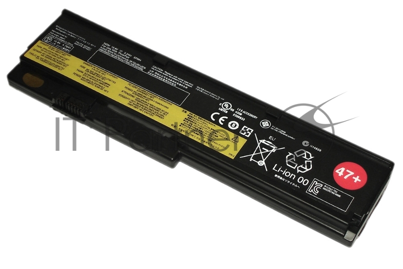 Аккумулятор для Lenovo ThinkPad X200, X200s, X201, X201i, X201s, (42T4534), 47+, 4400mAh, 10.8V, Lenovo, 10.8V