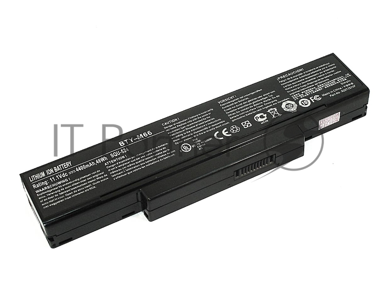 Аккумулятор для MSI GX600, GX610, GX620, (BTY-M66, SQU-528), 4400mAh, 10.8V, OEM, MSI, 4400, 10.8V