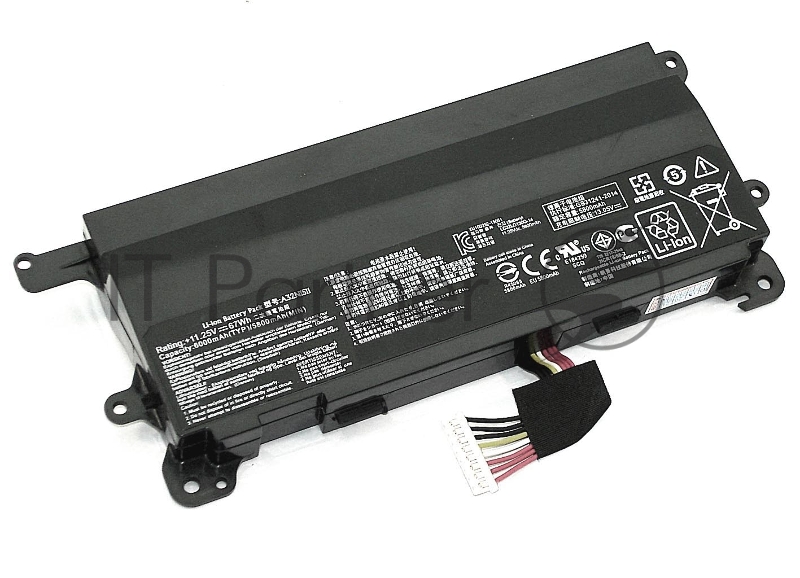 Аккумулятор для Asus G752, G752V, G752VL, GFX72, GL502VS, (A32N1511), 6000mAh, 11.25V, Asus, 6000, 11.25V