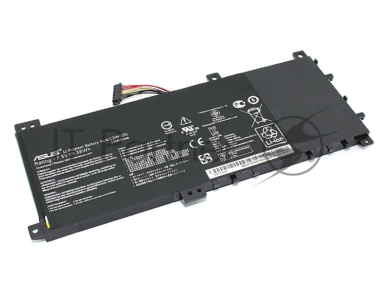 Аккумулятор для Asus S451LA, S451LN, S451LB, (C21N1335), 4900mAh, 7.5V, Asus