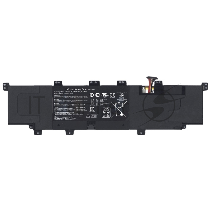 Аккумулятор для Asus S300CA, S400CA, S500CA, (C31-X402), 4000mAh, 11.1V, Asus