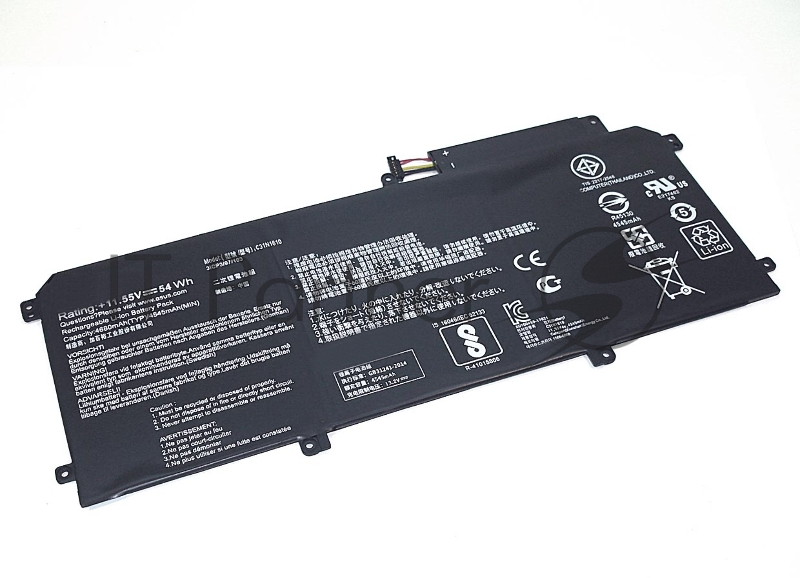 Аккумулятор для Asus UX330CA, (C31N1610), 54Wh, 11.55V, Asus