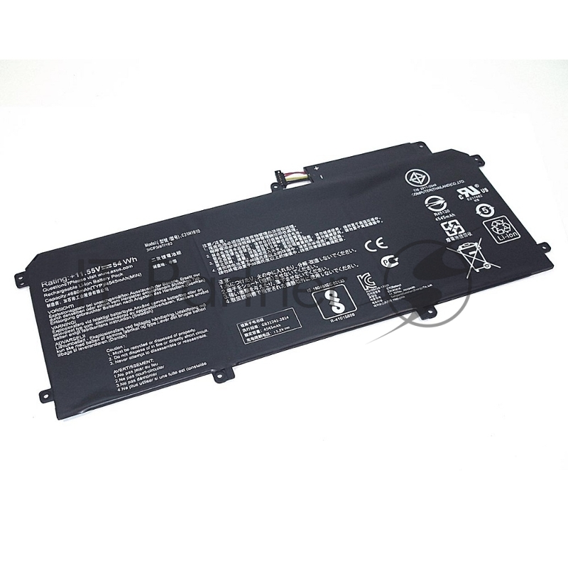 Аккумулятор для Asus UX330CA, (C31N1610), 54Wh, 11.55V, Asus