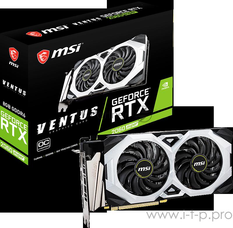 Видеокарта MSI RTX 2060 SUPER VENTUS OCV1
