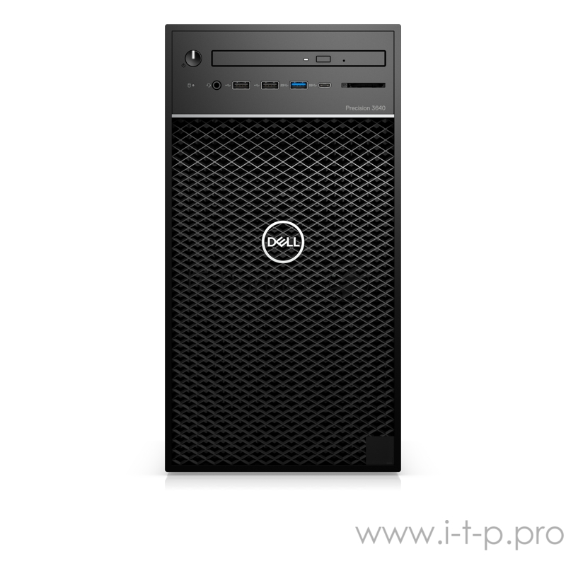 Рабочая станция DELL PRECISION T3640 PRECISION T3640 MT Intel Xeon W-1270(3.4GHz,8C,16MB)/16GB/SSD 512GB/DVD-RW/SD/Nvidia Quadro P2200 (5GB DDR5)/WiFi/BT/3y NBD/8.39kg/black/W10Pro/TPM