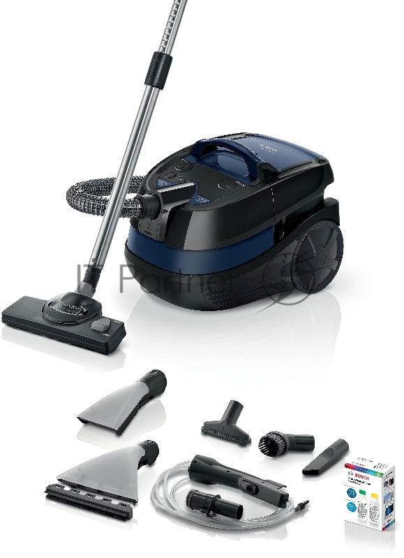 Пылесос Bosch BWD41700 черный/синий