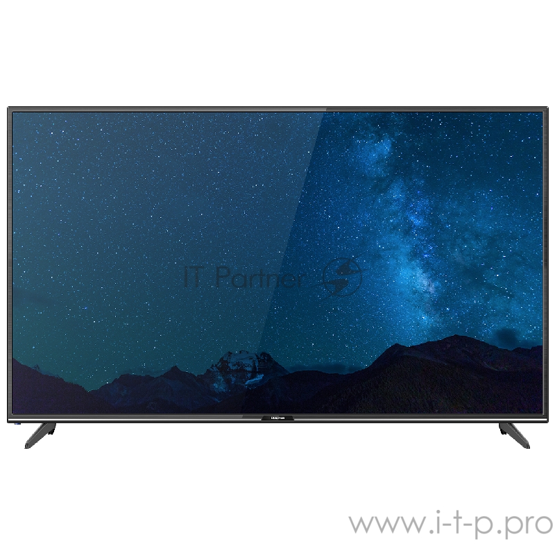 Жидкокристаллический телевизор LED50 Blackton Bt 50S01B 49,5, 125,73 см, FHD (1920*1080), 250 cd/m2 ±10%, 5000:1, DVB-C/T/T2, 3 HDMI, 2 USB, звук 2х8 Вт, Smart TV