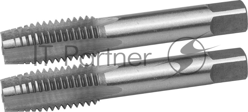 Комплект метчиков ЗУБР 4-28006-12-1.75-H2 М12x1.75мм, сталь 9ХС, ручные