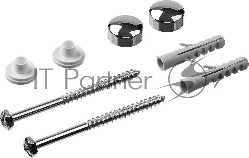 Набор для крепления унитазов, диаметр предварительного сверления - 8 мм, цвет xром, ЗУБР Профессионал