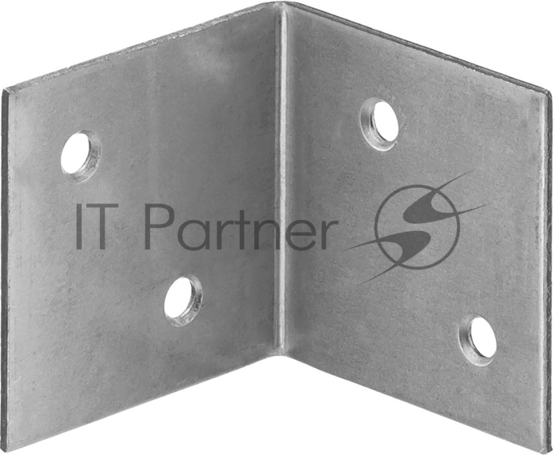 Уголок мебельный широкий УМШ-1.5, 40х40х40 х 1.5мм, белый цинк, ЗУБР