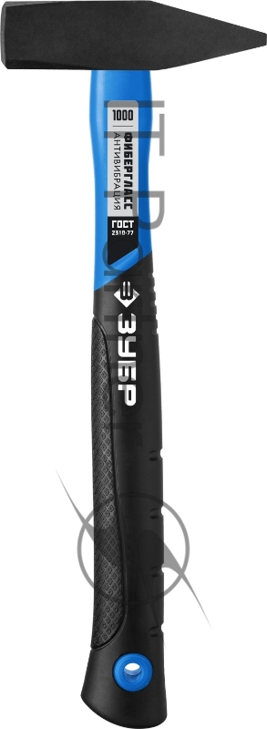 Молоток слесарный ЗУБР Фибергласс 20020-10_z01 1000 г с фиберглассовой рукояткой