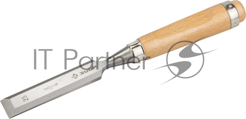 Стамеска-долото Классик с деревянной ручкой, хромованадиевая, 25мм, ЗУБР