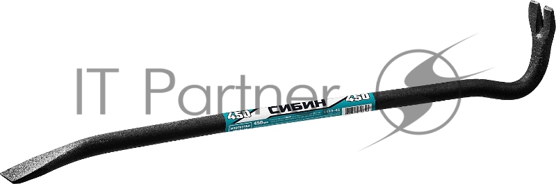 Лом-гвоздодер 450 мм, 14мм, круглый, СИБИН