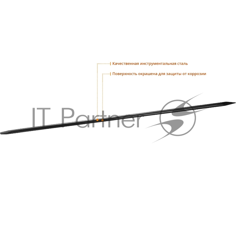 Лом строительный, 1500 мм, 25 мм, круглый, СИБИН